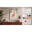 Giraffe Reaching High Boho - Wrapped Canvas-1795788607-1795788609