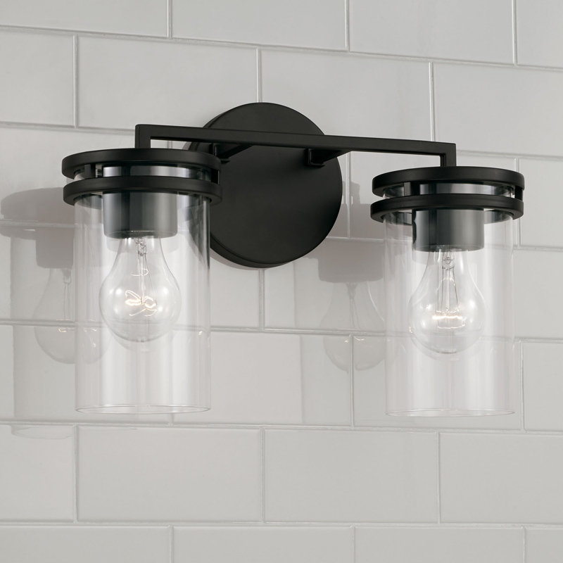 Kordel 2 - Light Dimmable Vanity Light, Matte Black