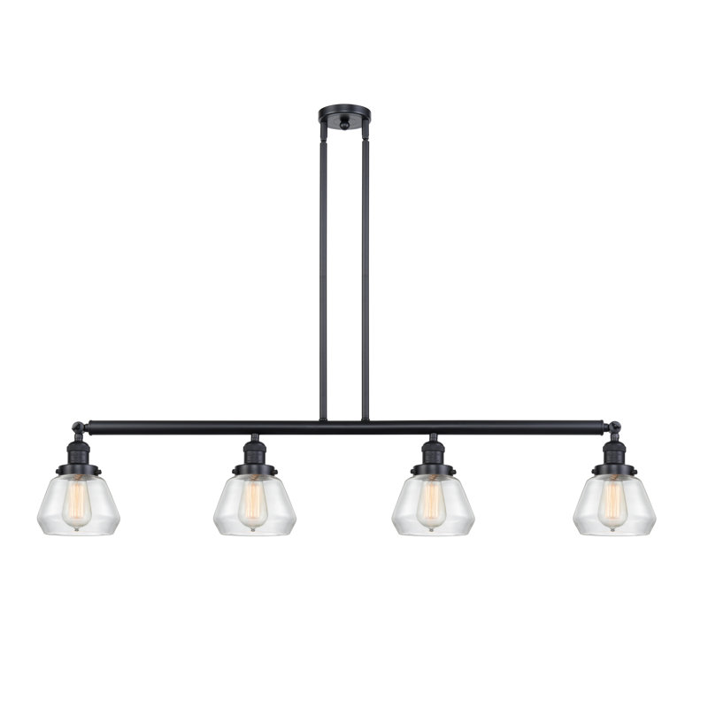 Leininger 4 - Light Kitchen Island Pendant, Clear, Polished Chrome