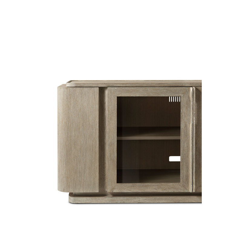 Repose Media Console, Gray Oak