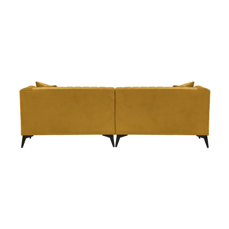 Ahmaud 4 Seater Sofa, Yellow