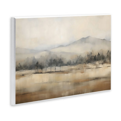 Distant Tree Covered Mountain Wall Plaque, design by Creative Studio