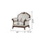 Traditional Style Button Tufted Chair