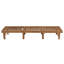 Chaise longue d'extérieur standard en bois d'acacia massif avec finition huilée-966226741