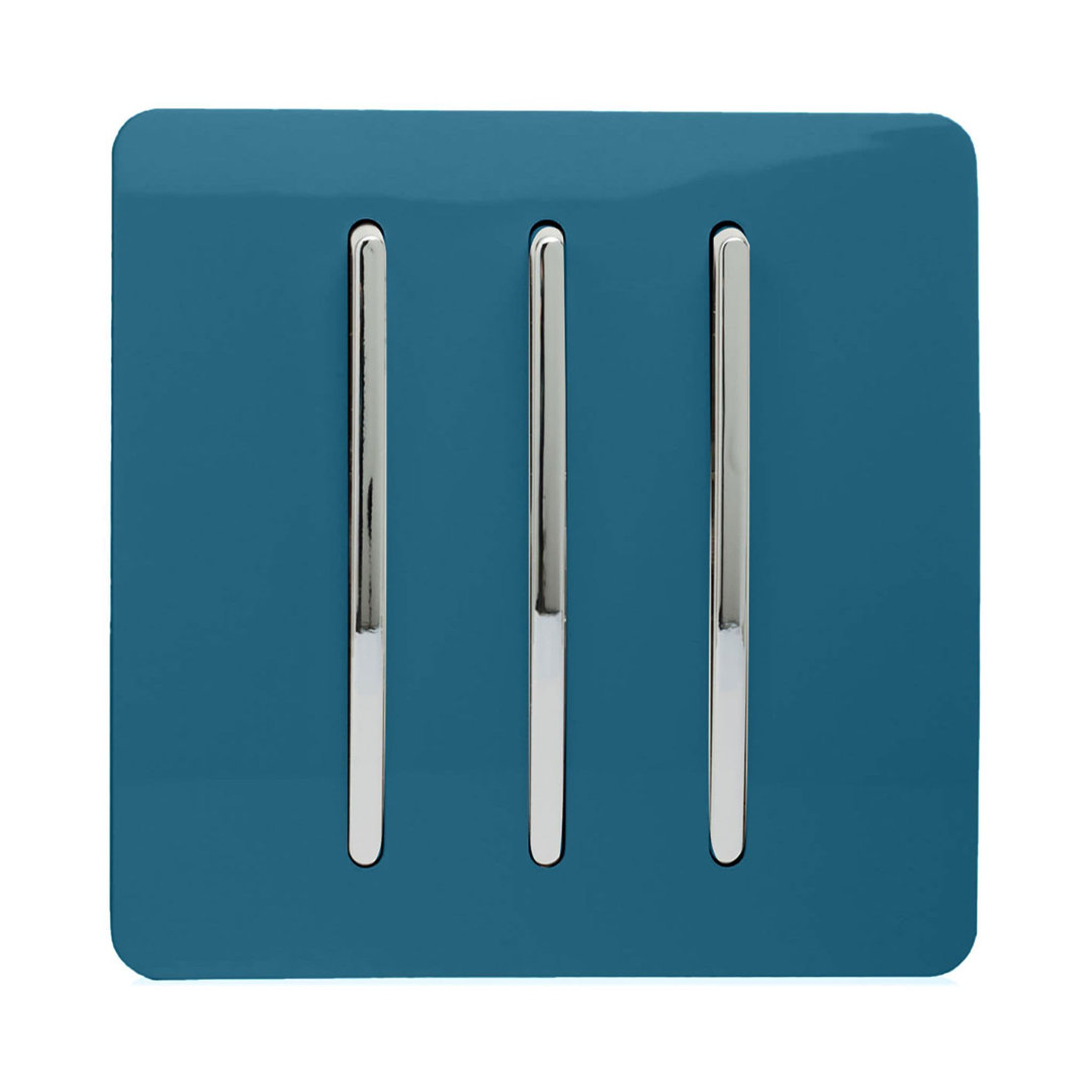 Trendi Switch 3 Gang 1 or 2 way Rocker Light Switch