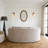 73.82" Wide Curved Sofa, Modern Luxury Plush Chenille Extra-Deep Sea-159886667