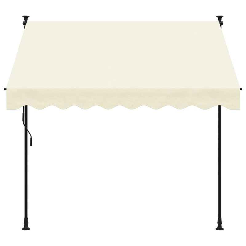 Rollox Retractable Patio Awning, 150cm W x 150cm D, Anthracite