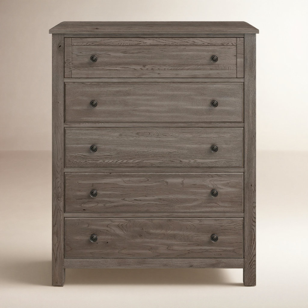 Lewin 5-Drawer Chest, Driftwood Gray