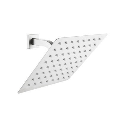 Pomme de douche High Waterfall - Acier inoxydable 304 ultra-mince avec buses, enceinte complète, procédure d'installation sans effort, superbe expérience de douche, dissimulation de la pluie, configuration sans tracas,
