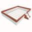 Lit pour enfant rembourré avec escalier-111571519-106588484