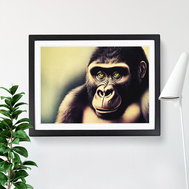 Great Gorilla - Print, Black, 46cm H x 64cm W