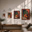 Citrus And Leaves Modern - Print-1004459209-1004459254