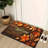 1Pc Welcome Autumn Leaves Doormat - Heavy-Duty Rubber Backing, Low-Pile Texture, Warm Brown/Orange/Black Fall Colors, Machine Washable Indoor/Outdoor Entry Mat For Front Door, Kitchen, Bathroom（16*24 Inches)-666324450