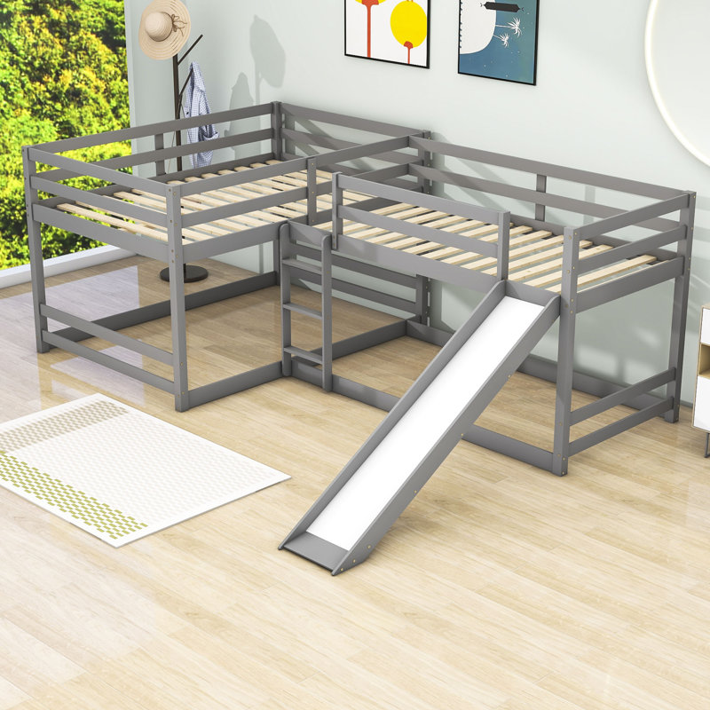Guddibai Kids Bunk Bed, Gray