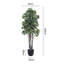 160 cm H Faux Plant in Plastic