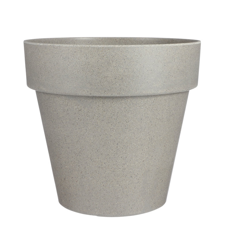 Pot à fleurs en fibres naturelles, Gris, H 3,75 po x l 4,3 po x P 4,3 po
