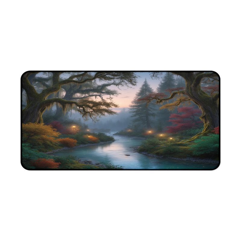 Polyester Desk Pad, 14.4x12.1