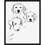 Gazing Pups 2 Print