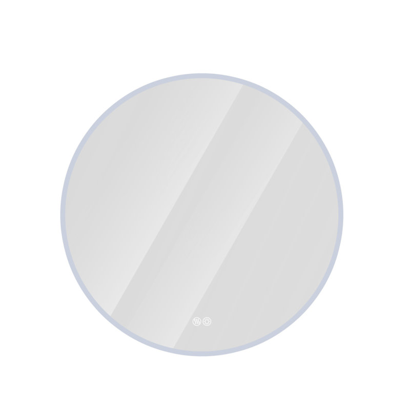 Round LED Bathroom Mirror With Light (Includes Mirror Only)
