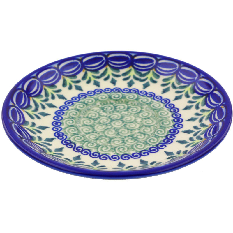 Soucoupe 5,5 "bleuet et papillons