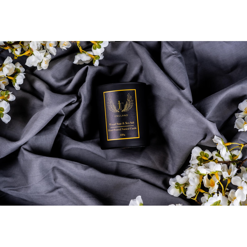 Wood Sage & Sea Salt Scented Designer Candle