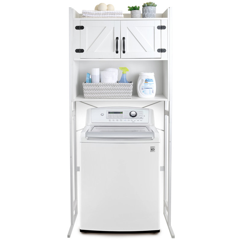 Rickesh Freestanding Over The Toilet Storage, White