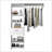 150 Closet System British, Bedroom, White
