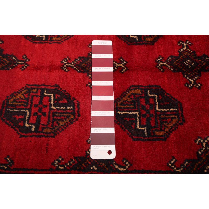 Tapis rouge Teimani 4 pi 10 po x 13 pi 0 po