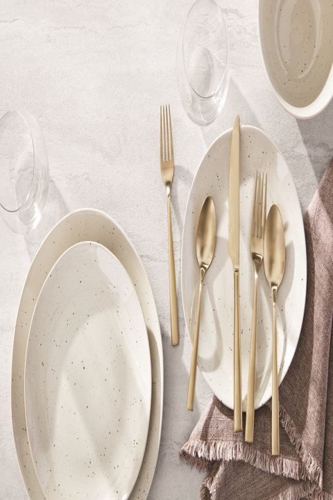 Gold Flatware