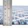 Blue Gitter Indoor/Outdoor Trellis Rug
