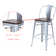 Tabouret de bar et de comptoir Rosenberry