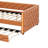 Full XL Size Upholstered Daybed With Trundle And LED-1383832361