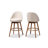 Hendrikus Swivel Upholstered Counter Stool with Solid Wood Frame-499420246-478476485