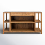 Alida Marble Top Kitchen Island