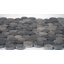Carreau de mosaïque rond en pierre naturelle 11,5 po x 11,5 po-50943464