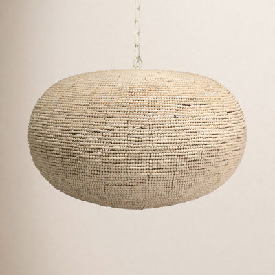 Karlene 3 Light Wood Dimmable Pendant