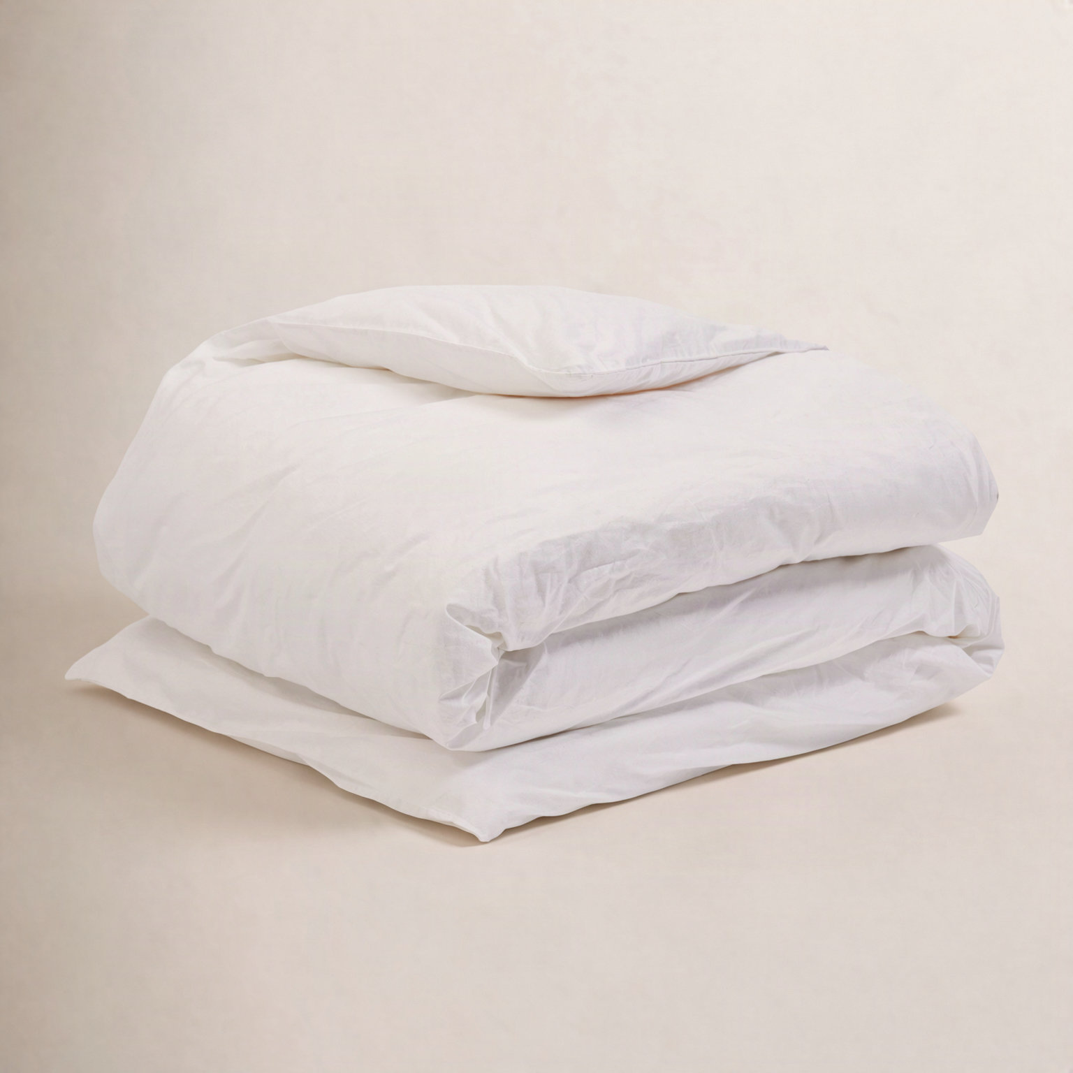 Organic Cotton Duvet Cover Set, King/Cal King Duvet Cover, Alpine White