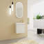 Meuble-lavabo mural flottant 20 po avec lavabo en résine