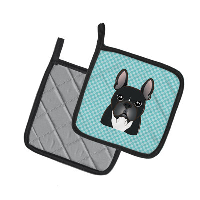 Cuisinier poignée bouledogue french french caroline Checkerboard