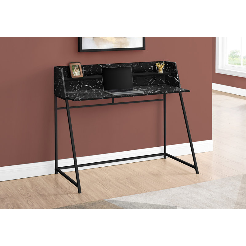 Bureau d'ordinateur, bureau personnel, ordinateur portable, tablettes de rangement