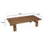 Charissma Solid Wood Four Leg Coffee Table