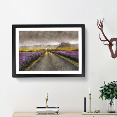 Road to a Church in Iceland - Framed Print