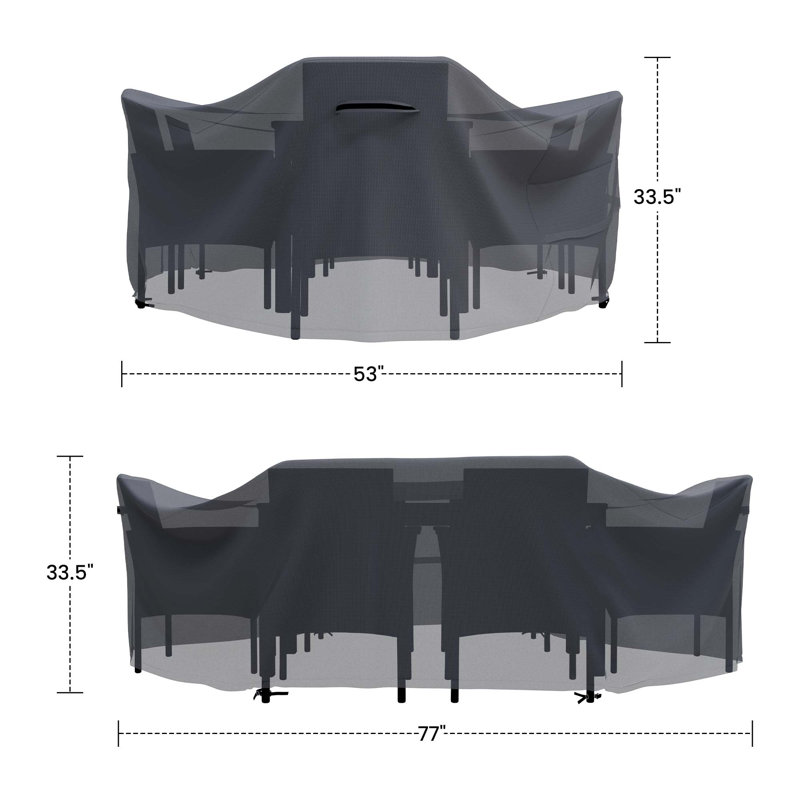 Kristain Rectangular Outdoor Dining Set Cover