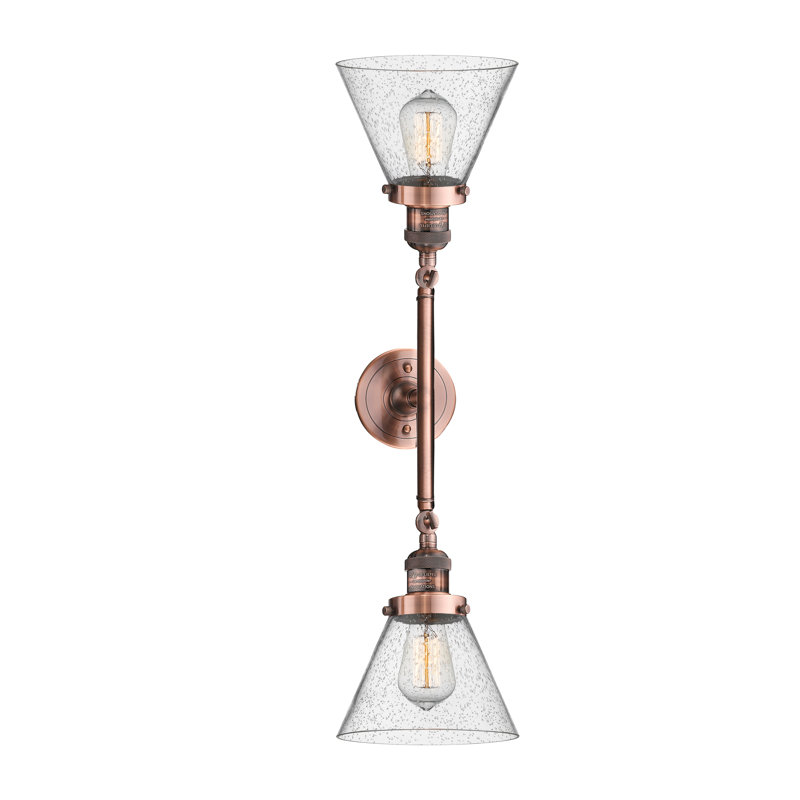 Adelhard 2 - Light Dimmable Vanity Light, Antique Copper