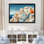Multicolore Santorini Grèce III - Santorini, art mural-396071017-396070995