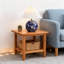 Lampe de table en céramique 19,5 pouces avec ampoule à DEL et abat-jour plissé, style classique chinois de style chalet pour chambre à coucher, bureau à domicile