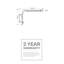 Matte Black 14.4cm H Solar Powered Integrated LED Outdoor Sconce