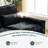 Modern 99'' Black Chenille L-Shaped Sectional For Living Room, 4 Seats With Movable , Medium-Soft Seat, Cloud Comfort, Dual-Layer Seat Foam And Springs, Ergonomic Removable Lumbar Pillow, Pet--627060956