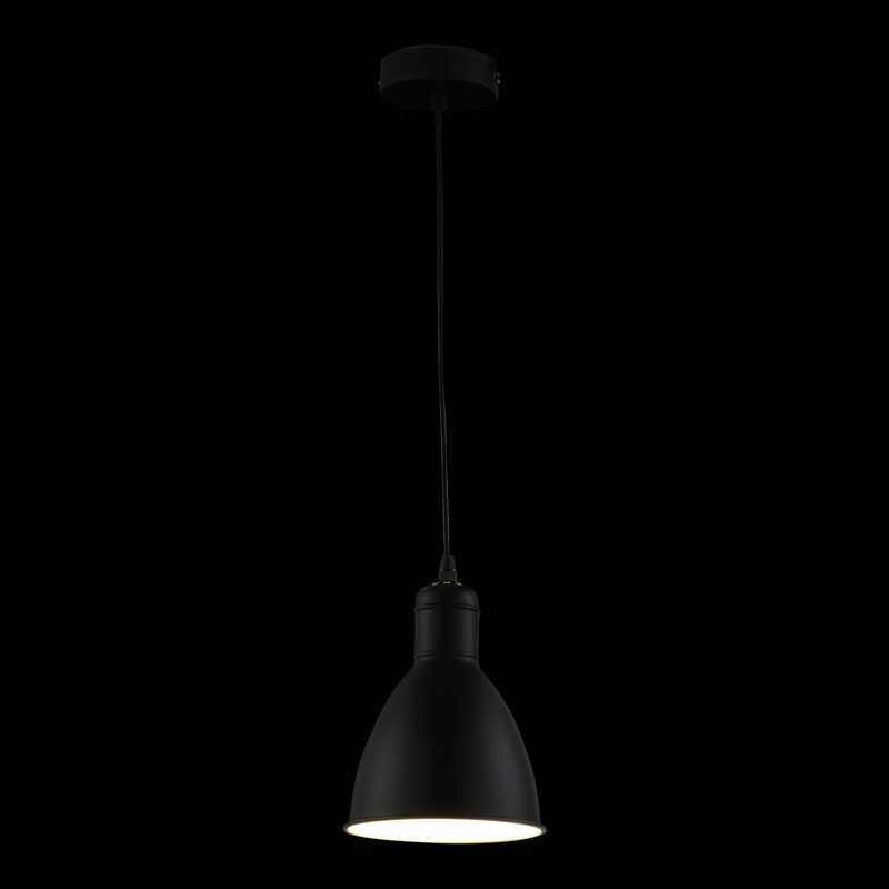 Faxon 1 - Light Black/White Bowl Pendant