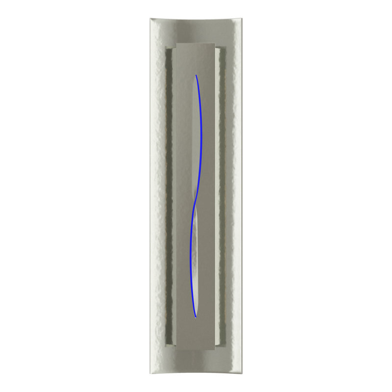 Gallery Dimmable 8 Lbs Flush Mount Scone, Blue, Sterling